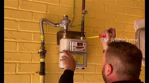 domestic gas meter installation